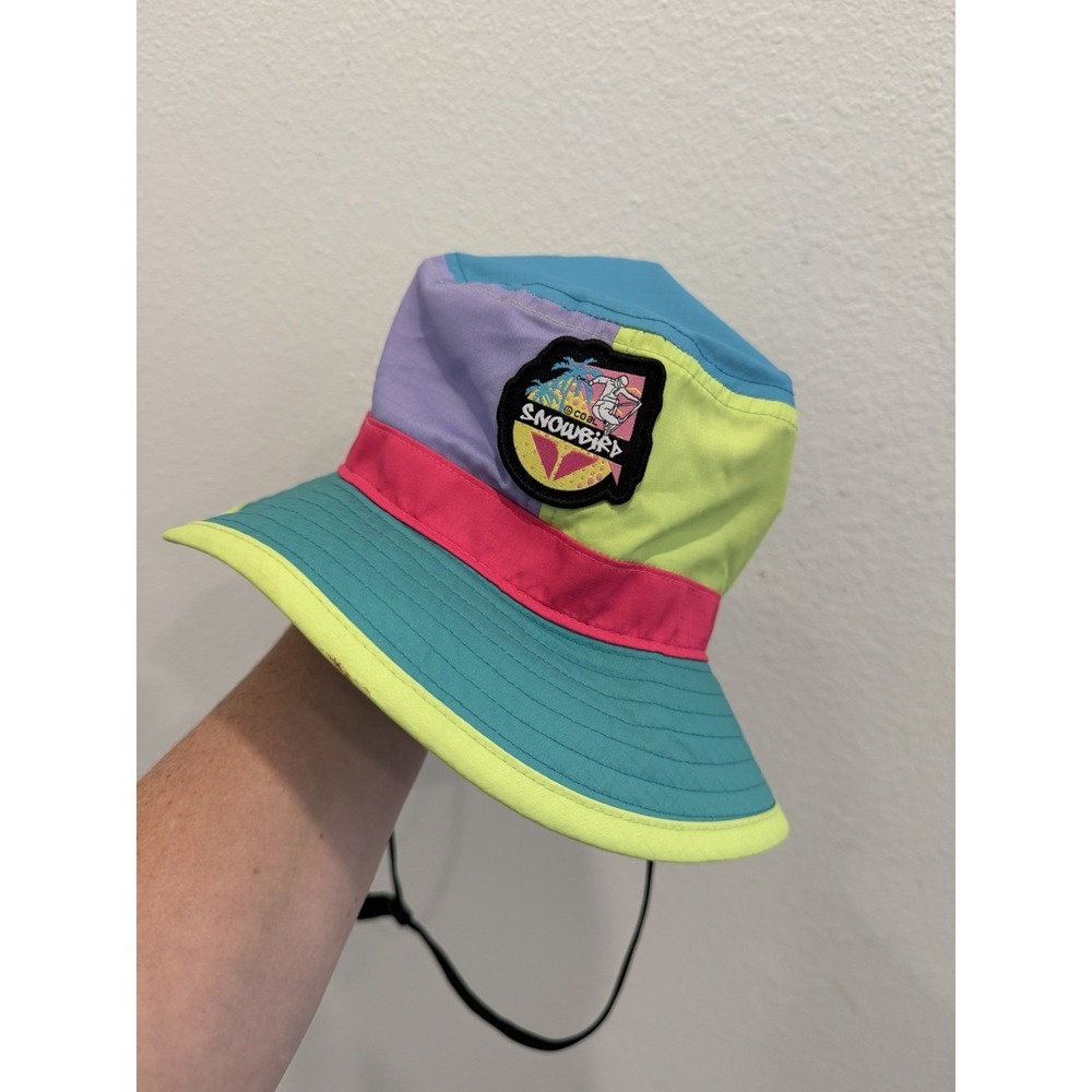 Coal Headwear Snowbird Sun Hat Adjustable Strap Breathable Mesh Neon Ski Resort